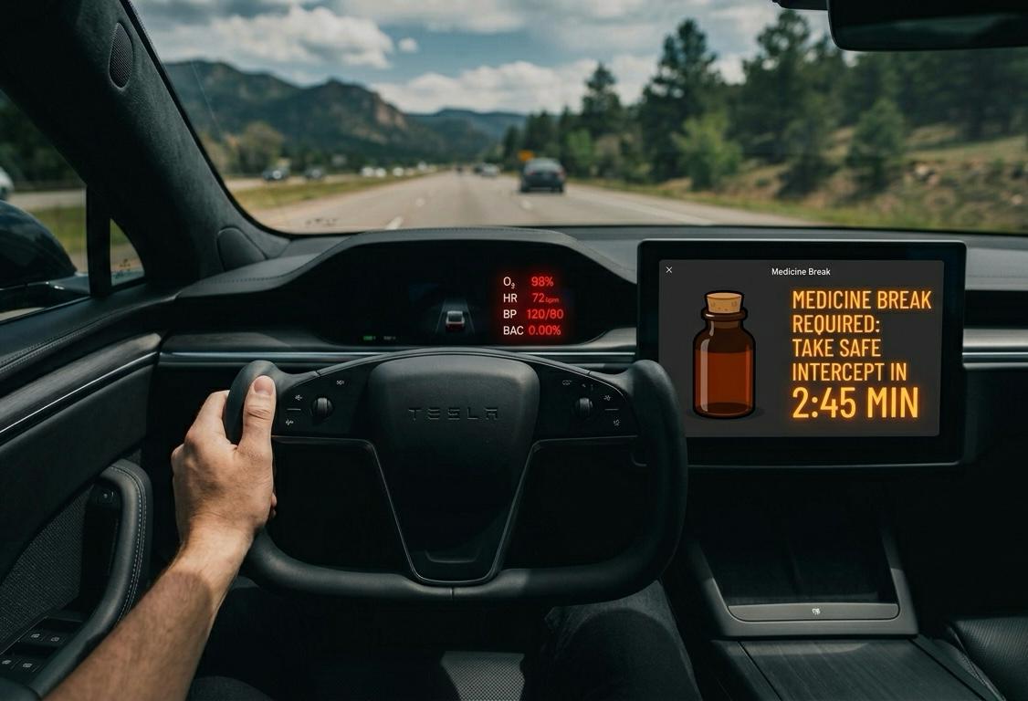 Vital'Go critical medicine break alert on dashboard